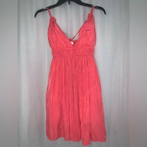 pink quiet storm flow summer mini dress